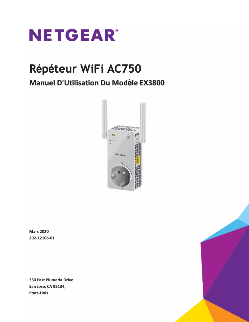 Page n°1 - Manuel utilisateur Netgear EX3800