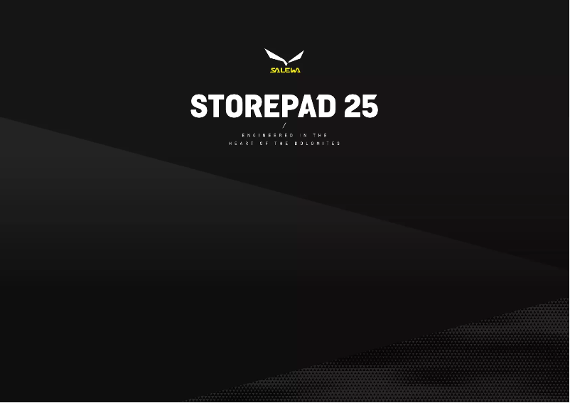 Image de la première page du manuel de l'appareil Storepad 25