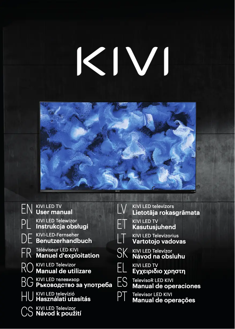 Page n°1 - Manuel utilisateur Kivi 55U750NB