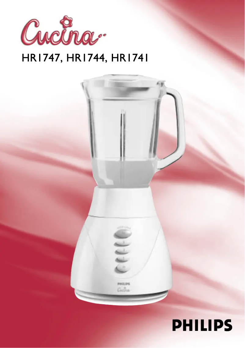 Página 1 del manual Manual de usuario Philips HR1744