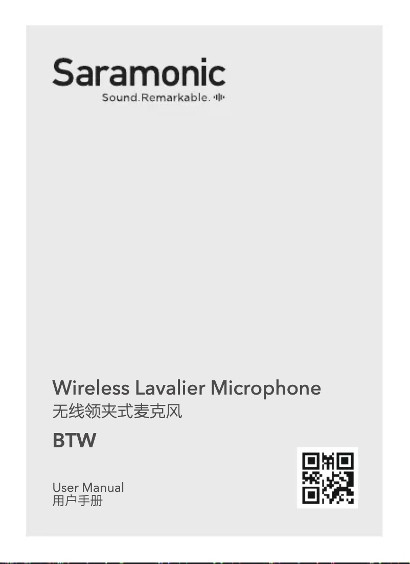 Página 1 del manual Manual de usuario Saramonic BTW