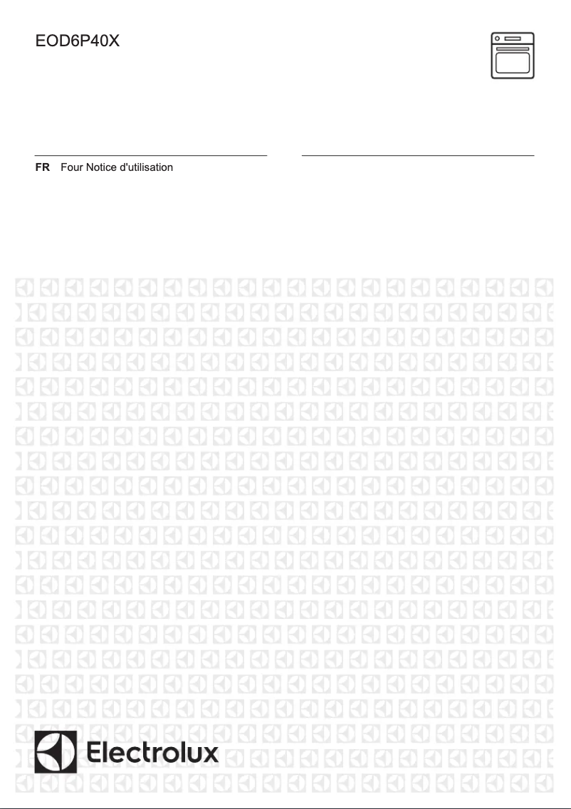 Page n°1 - Manuel utilisateur Electrolux EOD6P40X