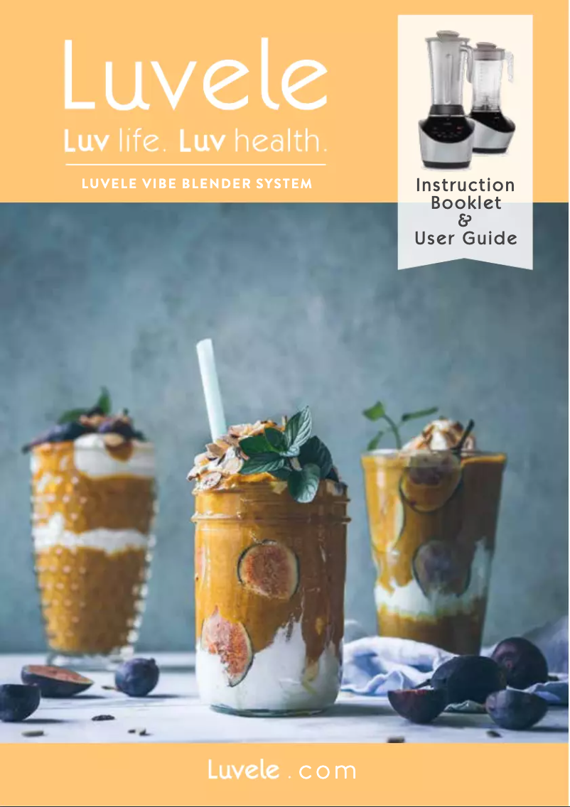 Page n°1 - Manuel utilisateur Luvele Vibe