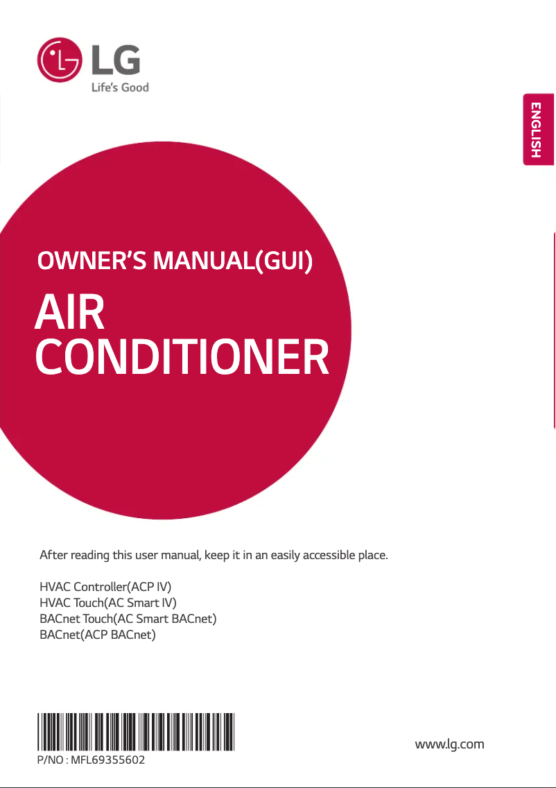 Page 1 de la notice Manuel utilisateur LG PBACNA000