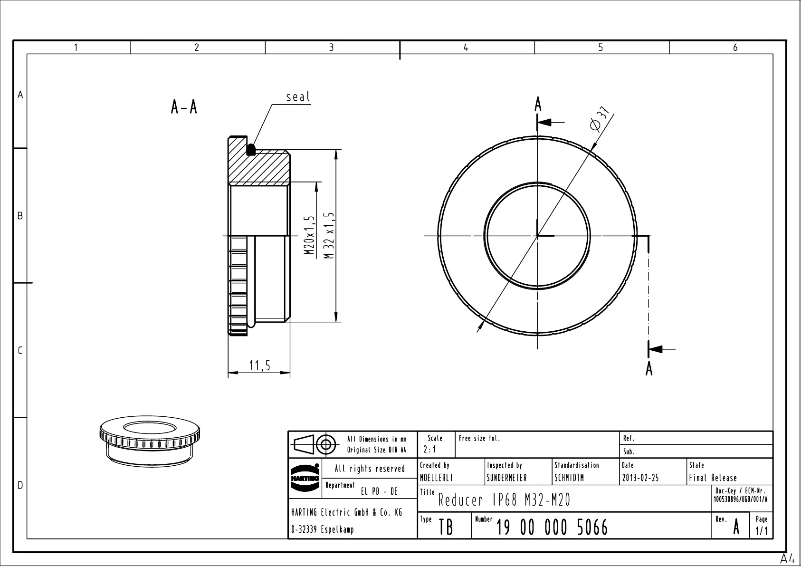 Página 1 del manual Manual de usuario Harting 19 00 000 5066