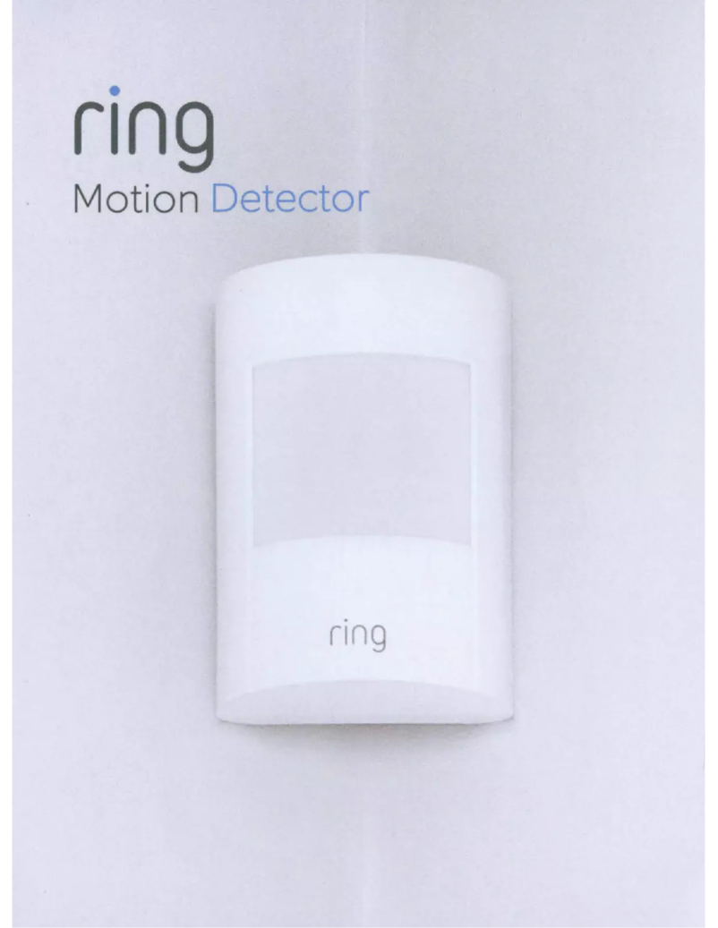 Image de la première page du manuel de l'appareil Motion Detector