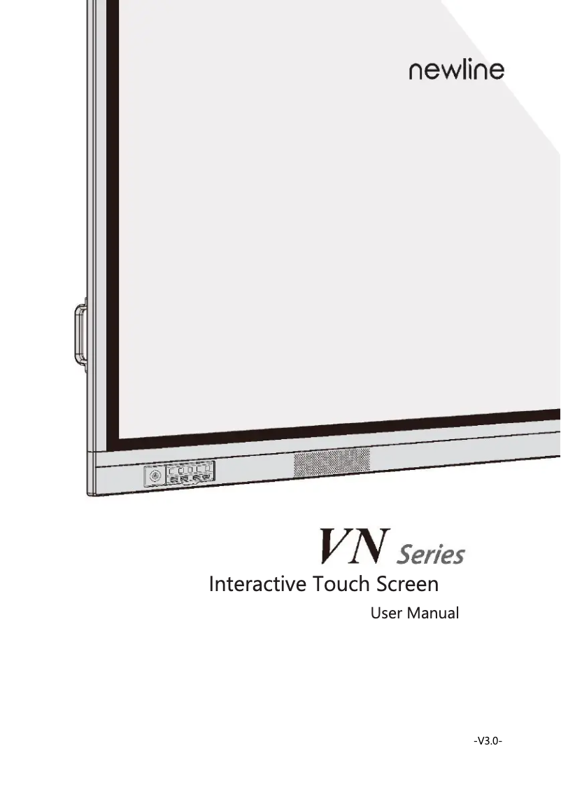 Page n°1 - Manuel utilisateur Newline TT-6518VN
