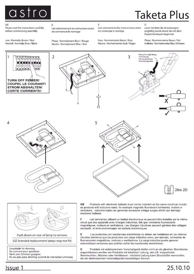Image de la première page du manuel de l'appareil Taketa Plus