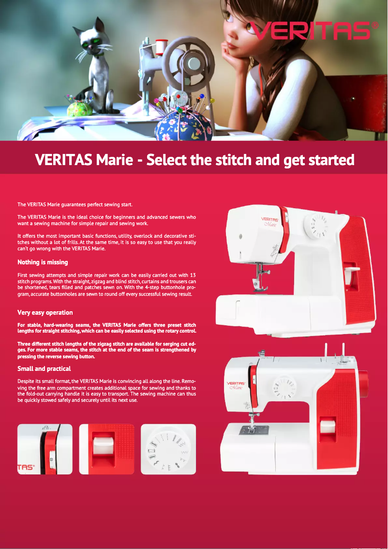 Image de la première page du manuel de l'appareil Marie