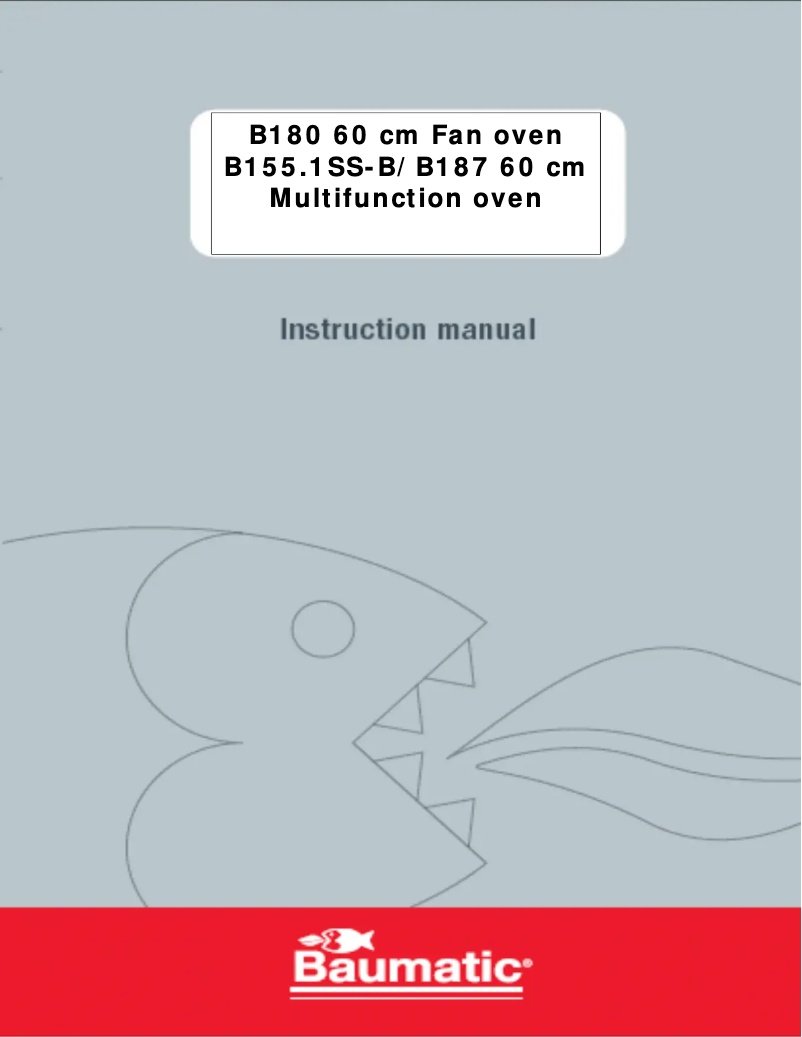 Page n°1 - Manuel utilisateur Baumatic B180