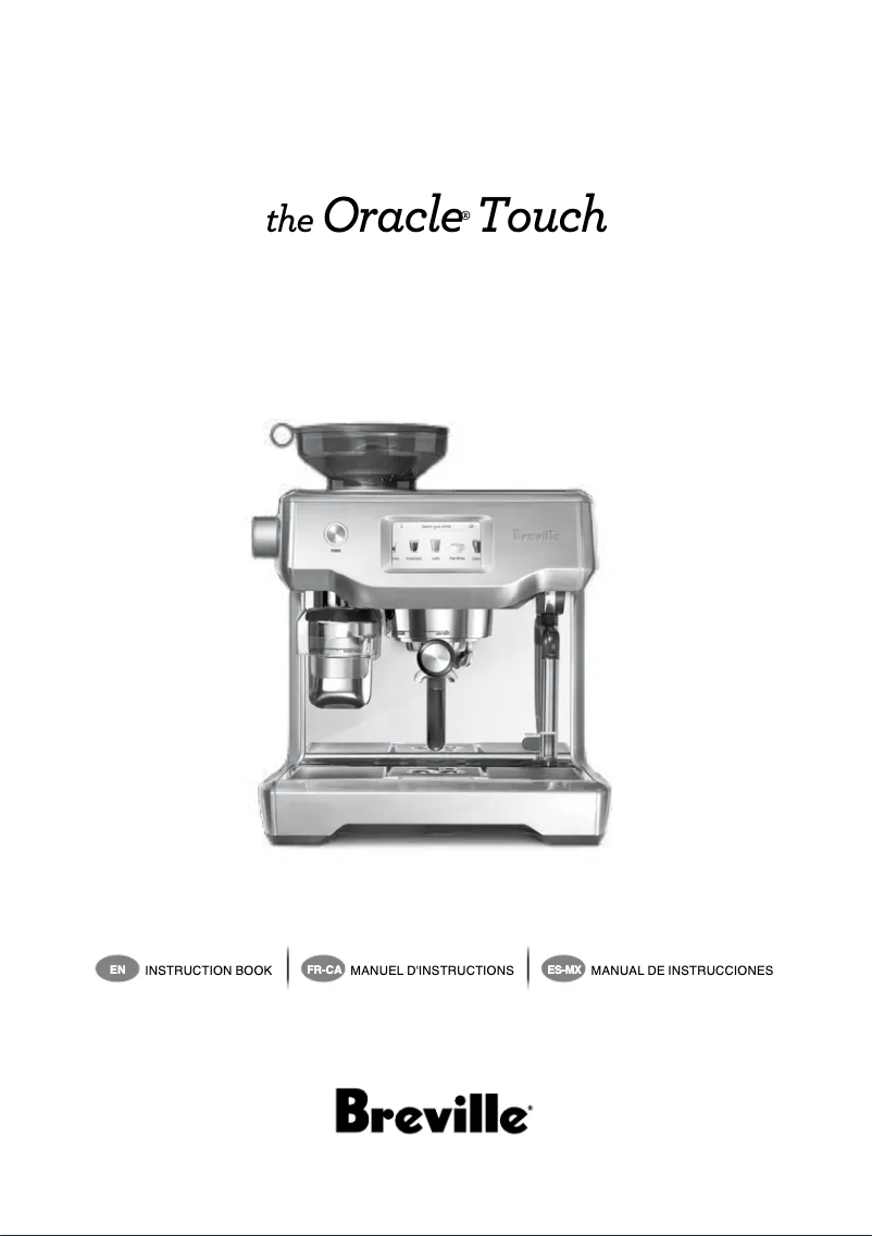 Page n°1 - Manuel utilisateur Breville the Oracle Touch