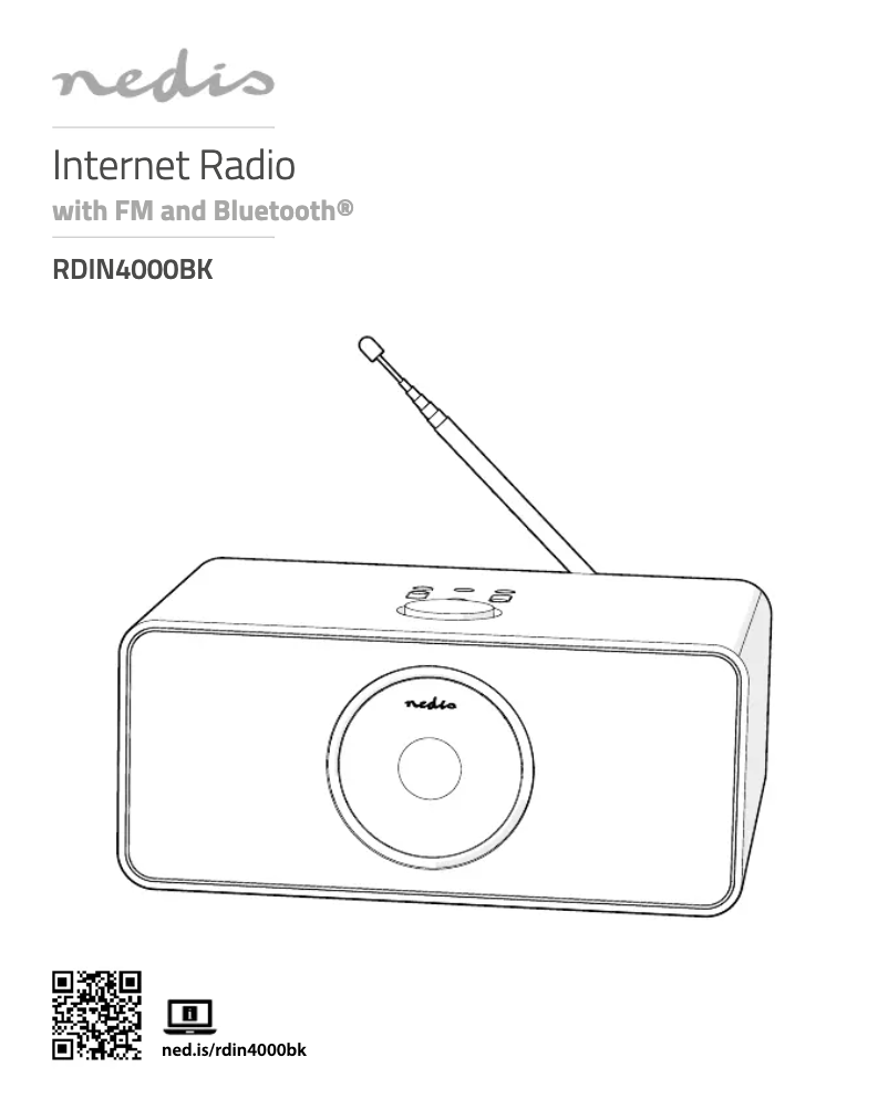 Page n°1 - Manuel utilisateur Nedis RDIN4000BK