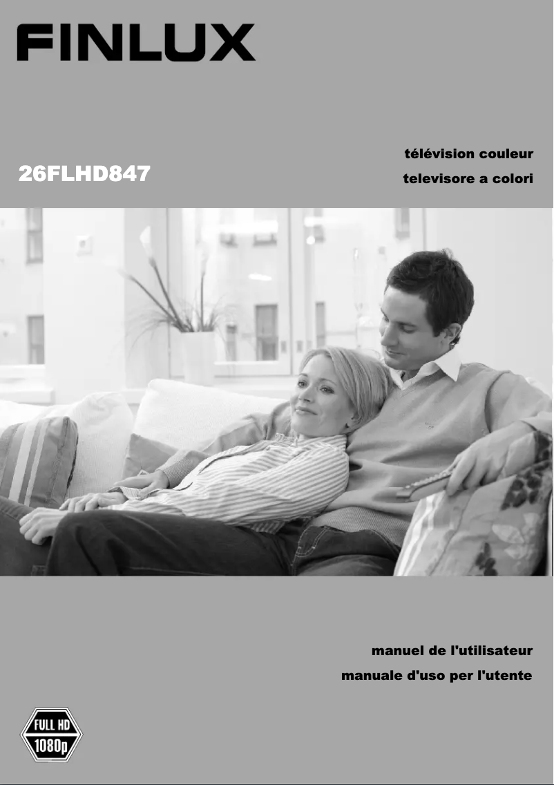 Image de la première page du manuel de l'appareil 26FLHD847