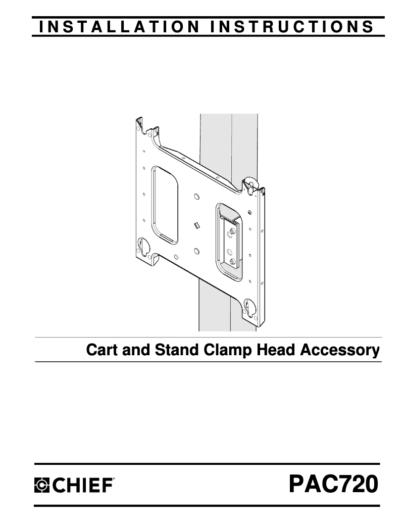 Imagen de la primera página del manual del dispositivo PAC720
