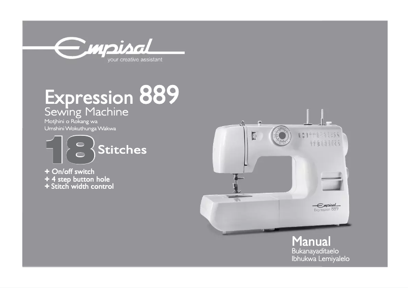 Page 1 de la notice Manuel utilisateur Empisal Expression 889