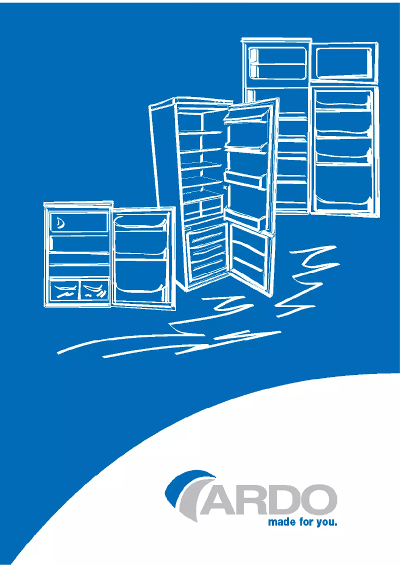 Page 1 of the manual User Manual Ardo DP36SHX