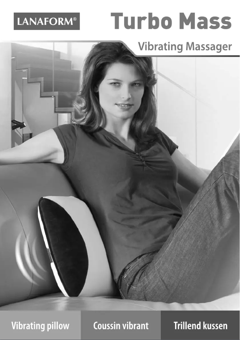Page n°1 - Manuel utilisateur Lanaform Turbo Mass