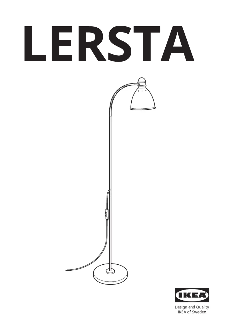 Image de la première page du manuel de l'appareil LERSTA 201.109.03