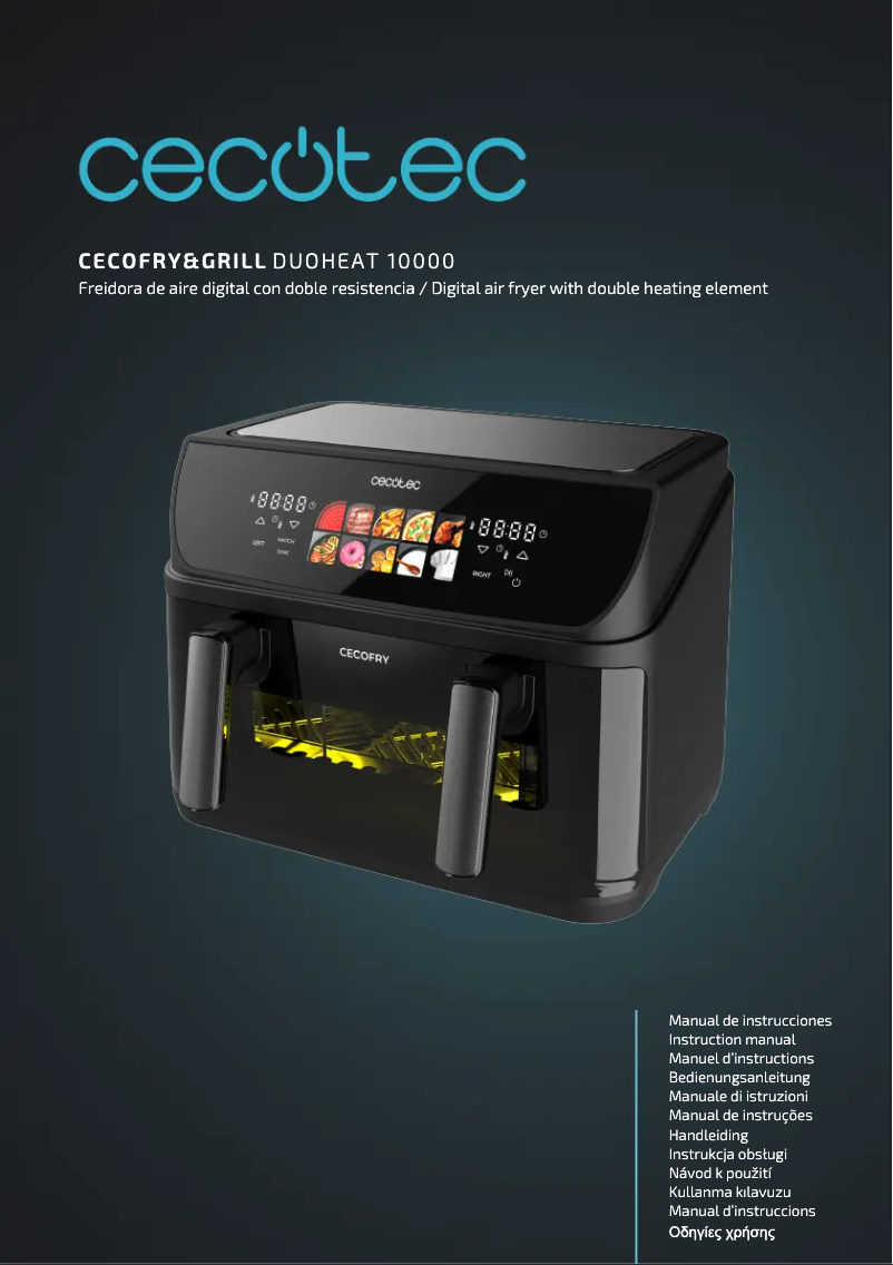 Page n°1 - Manuel utilisateur Cecotec Cecofry&Grill Duoheat 10000