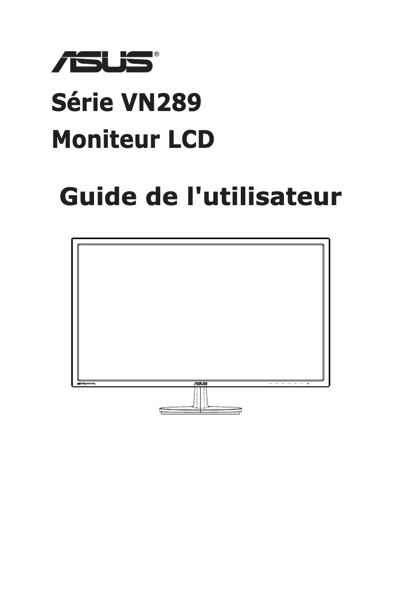 Image de la première page du manuel de l'appareil VN289H