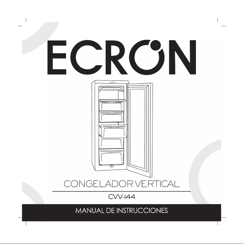 Page 1 de la notice Manuel utilisateur Ecron CVV 144