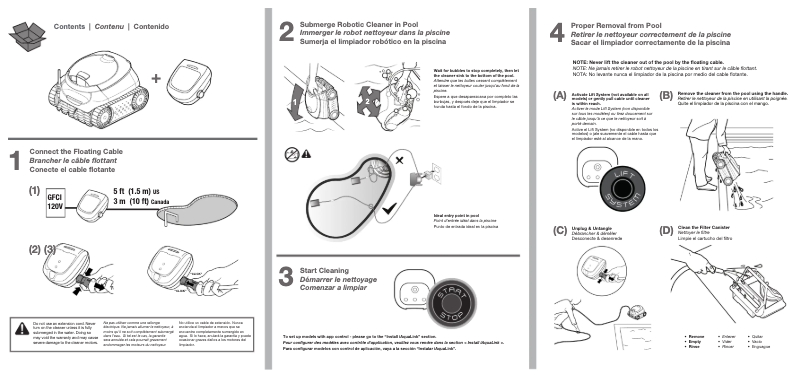 Page 1 de la notice Guide de démarrage rapide Polaris Scout 42iQ