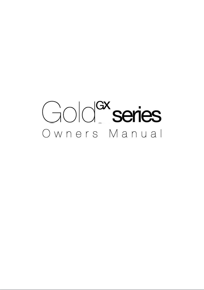 Page n°1 - Manuel utilisateur Monitor Audio GXC350