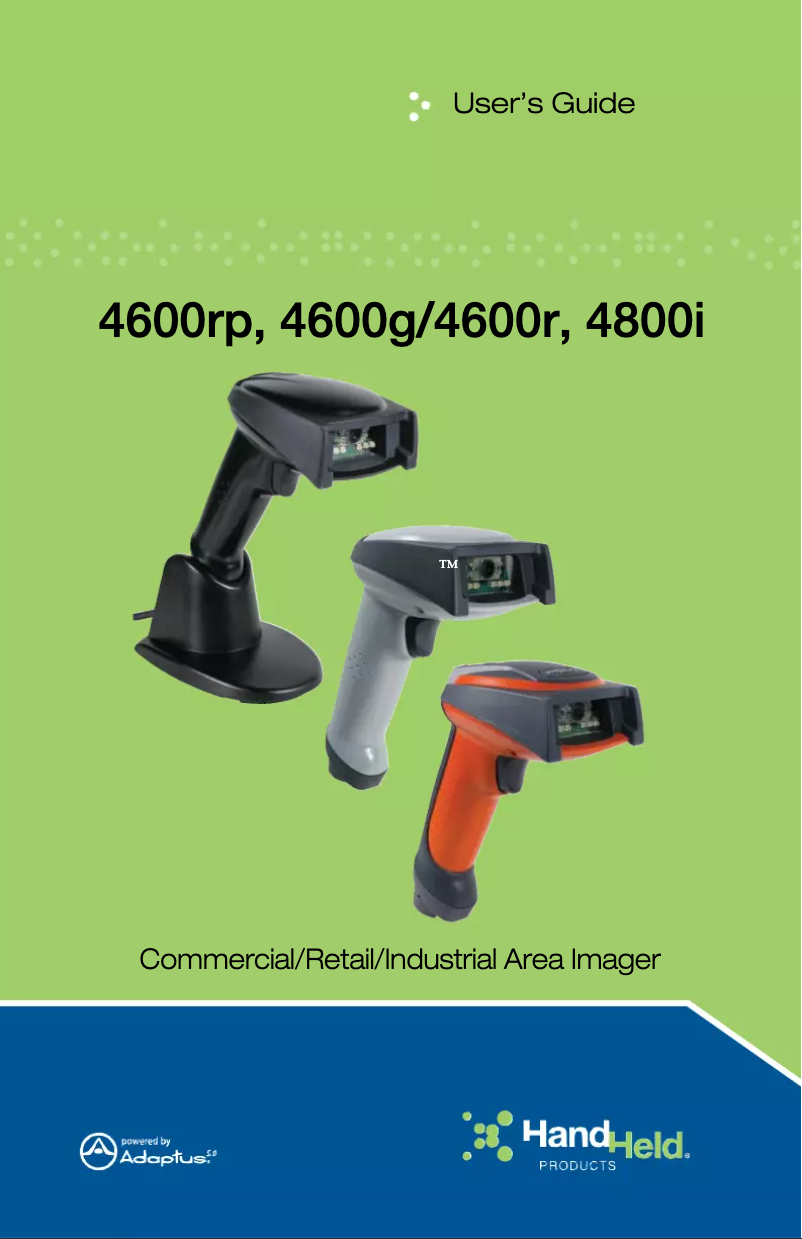 Page 1 de la notice Manuel utilisateur Honeywell ImageTeam 4600g