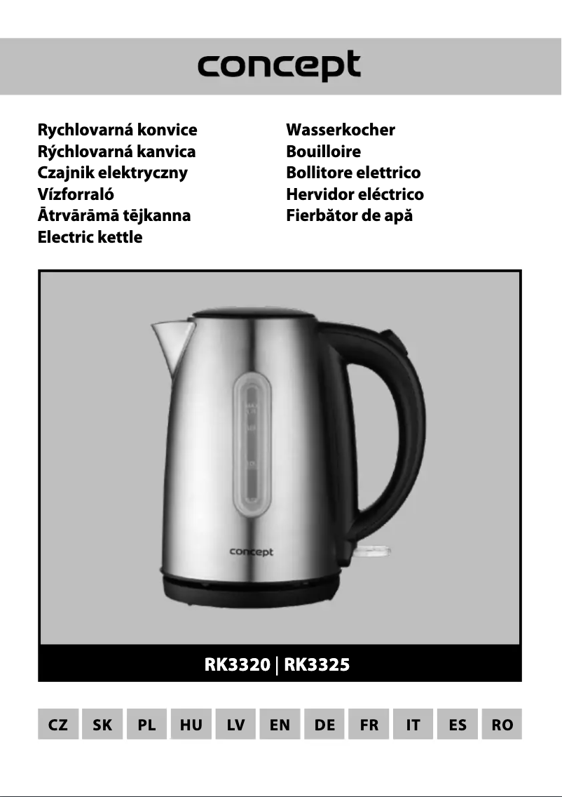 Página 1 del manual Manual de usuario Concept RK3320