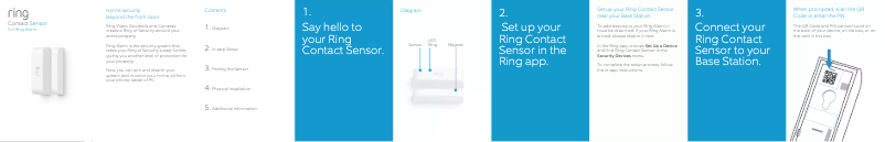 Page n°1 - Manuel utilisateur Ring Glass Break Sensor