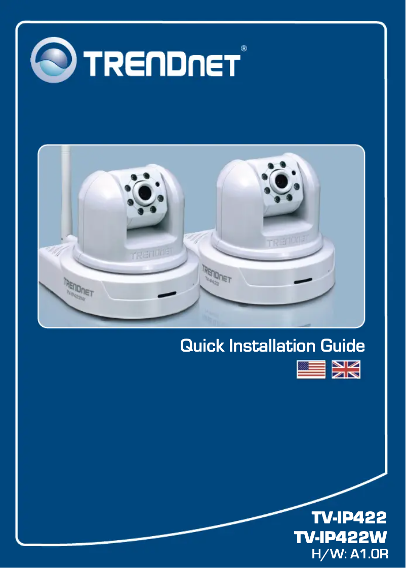 Page n°1 - Manuel utilisateur TRENDnet TV-IP422W/4PROM