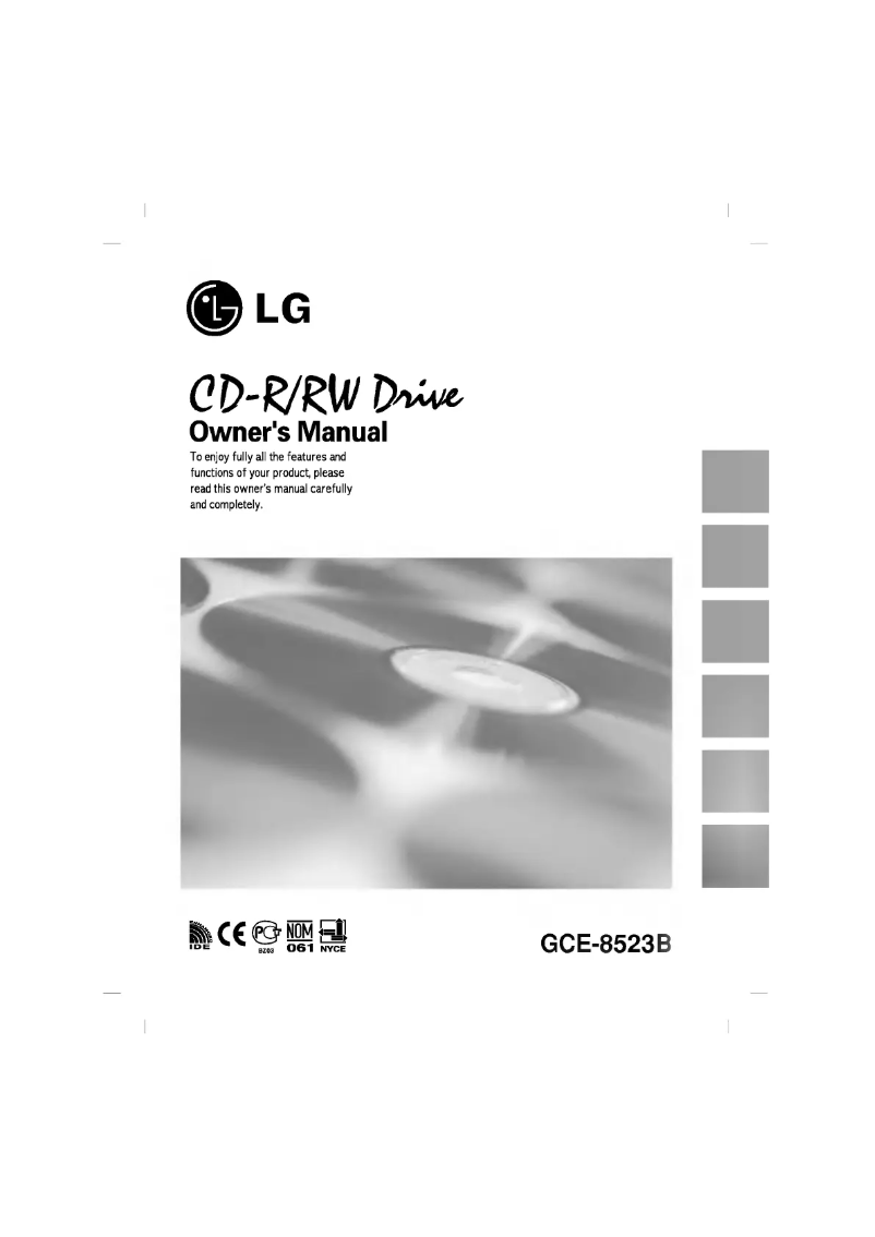 Página 1 del manual Manual de usuario LG GCE-8523B