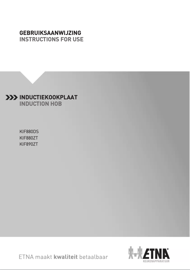 Page 1 de la notice Manuel utilisateur Etna KIF880DS