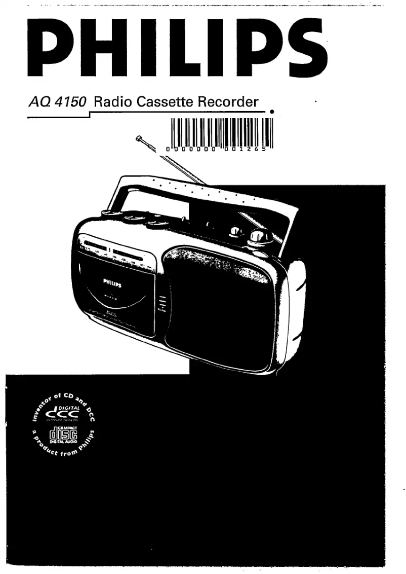 Page n°1 - Manuel utilisateur Philips AQ4150