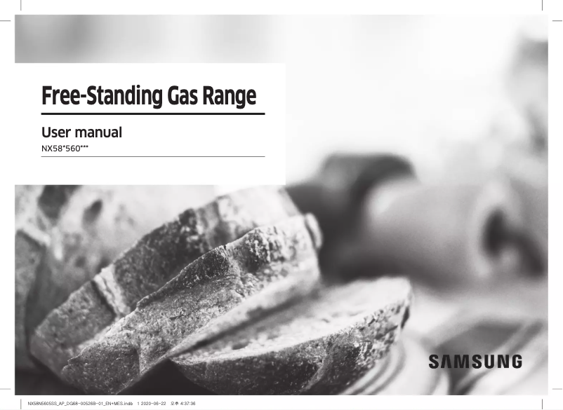 Page n°1 - Manuel utilisateur Samsung NX58N5605SS