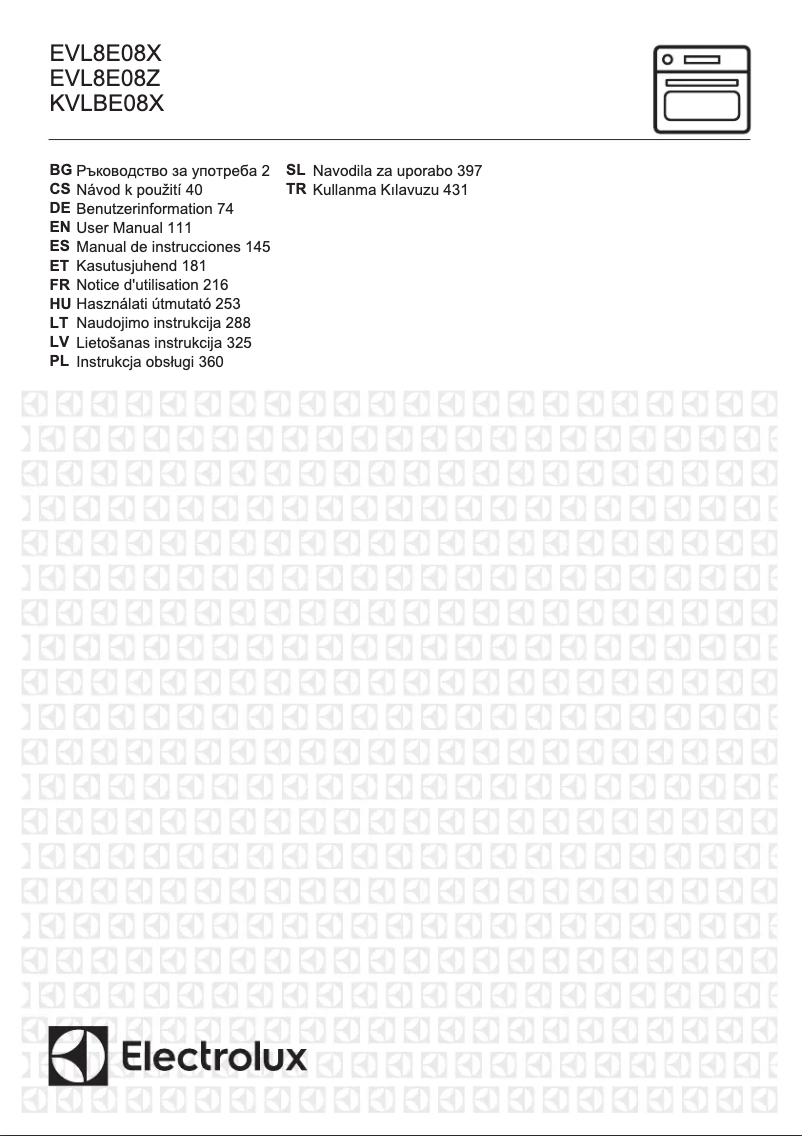 Página 1 del manual Manual de usuario Electrolux EVL8E08Z