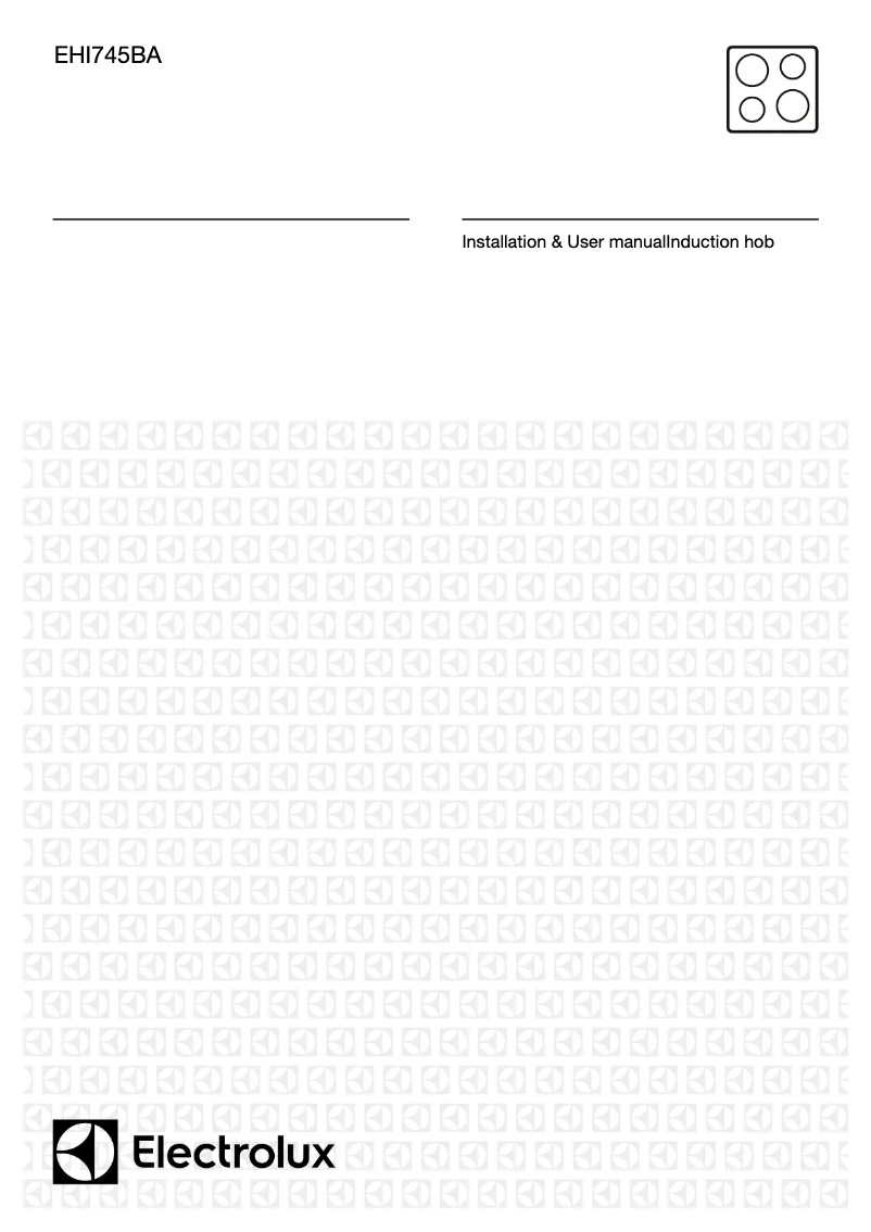 Image de la première page du manuel de l'appareil EHI745BA