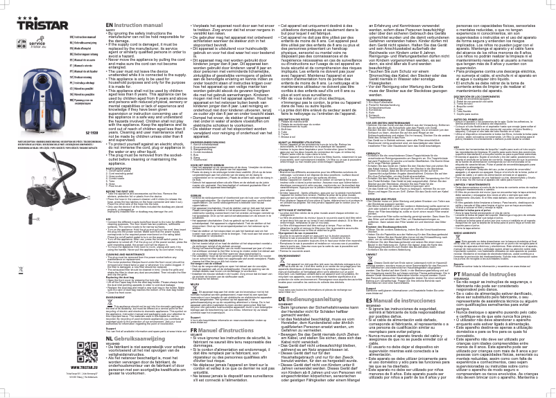 Image de la première page du manuel de l'appareil SZ-1920