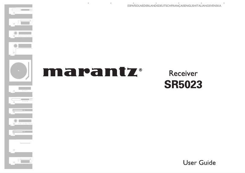 Page 1 de la notice Manuel utilisateur Marantz SR5023B
