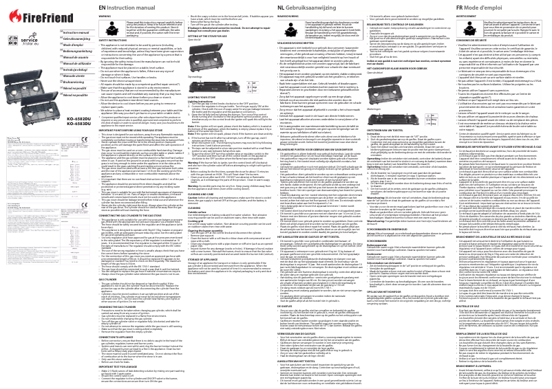 Page n°1 - Manuel utilisateur FireFriend KO-6582DU