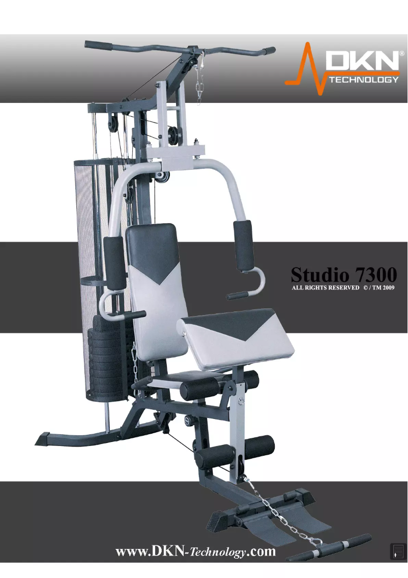 Image de la première page du manuel de l'appareil Studio 7300