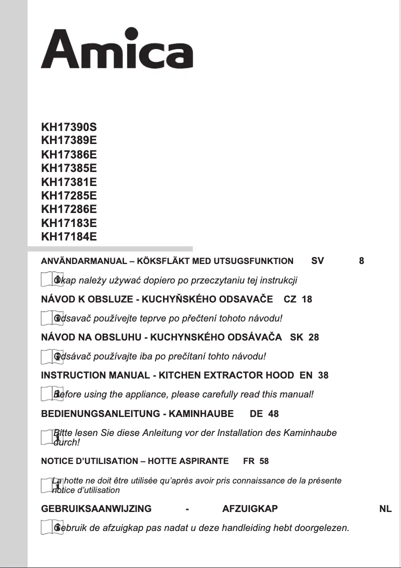 Image de la première page du manuel de l'appareil KH 17184 E