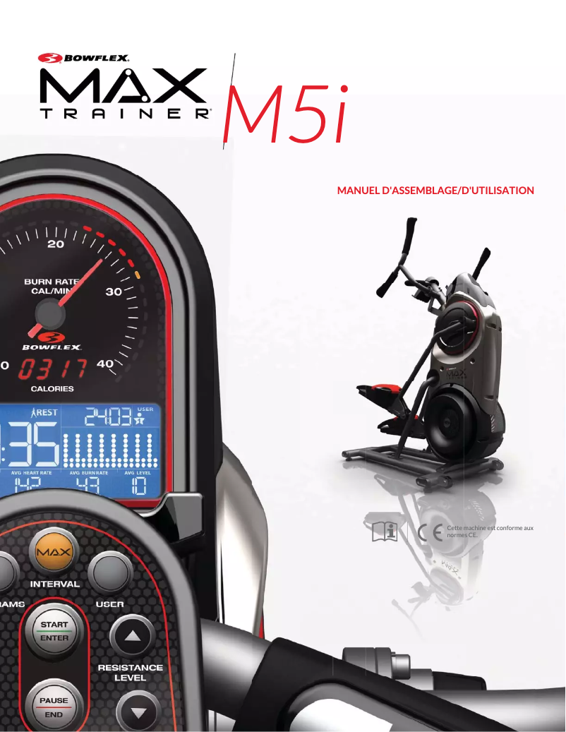 Página 1 del manual Manual de usuario Bowflex Max Trainer M5i