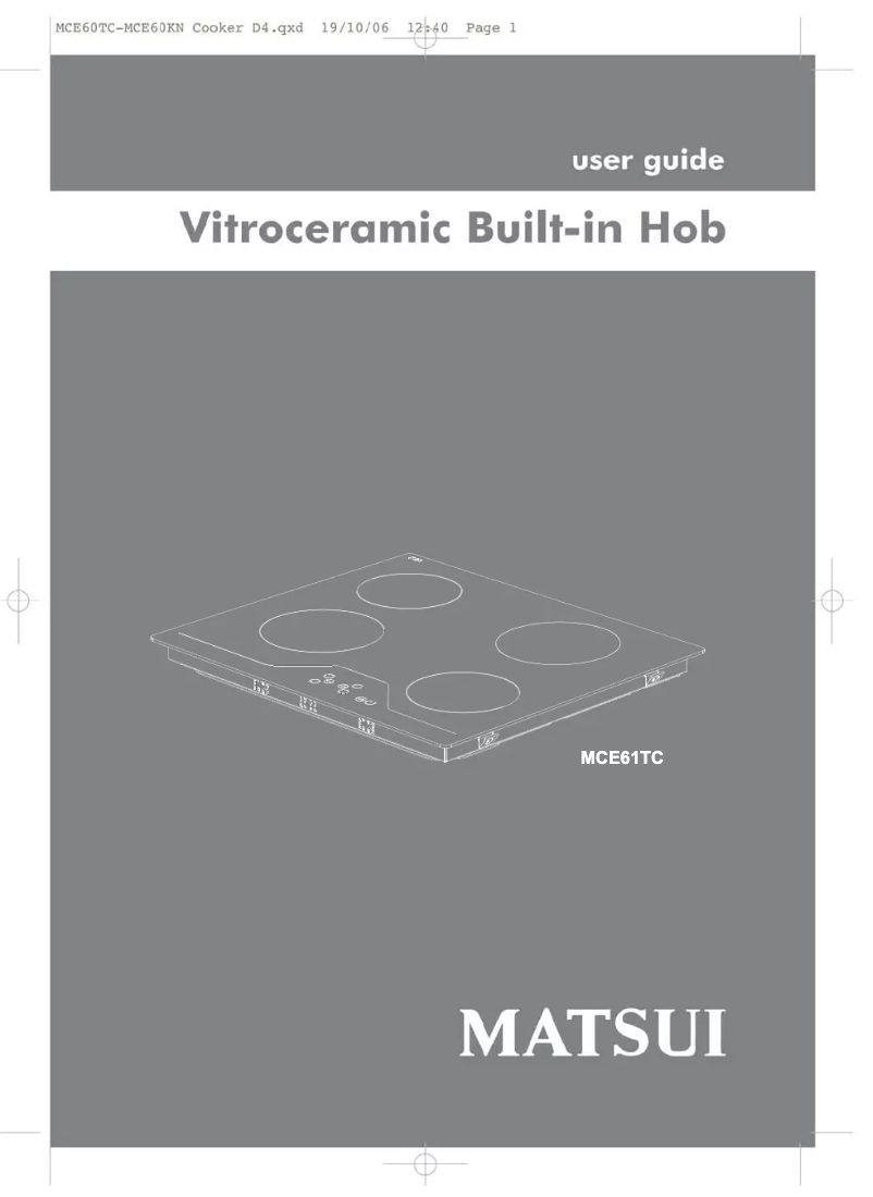 Image de la première page du manuel de l'appareil MCE61TC