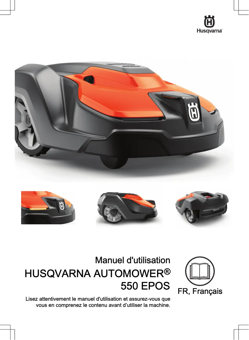 Página 1 del manual Manual de usuario Husqvarna Automower 550 EPOS
