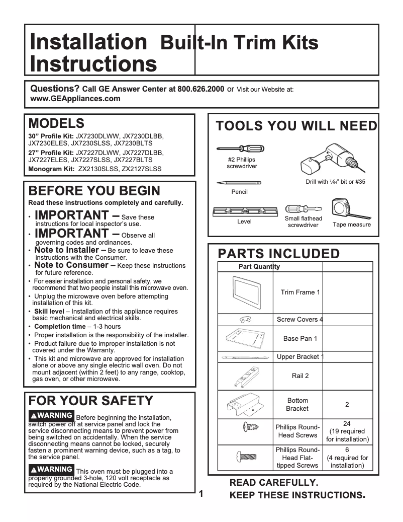 Image de la première page du manuel de l'appareil ZX2130SLSS