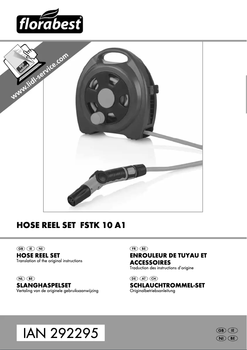 Image de la première page du manuel de l'appareil FSTK 10 A1