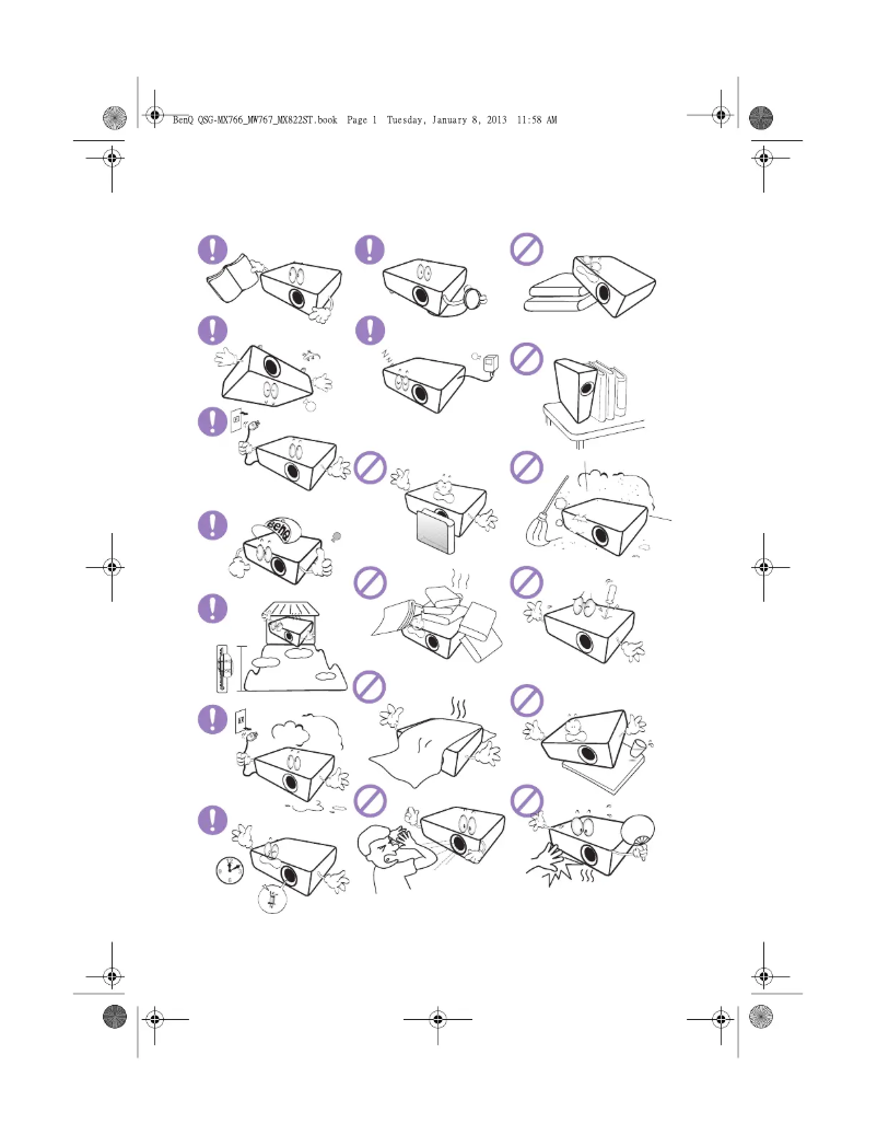Image de la première page du manuel de l'appareil MX822ST