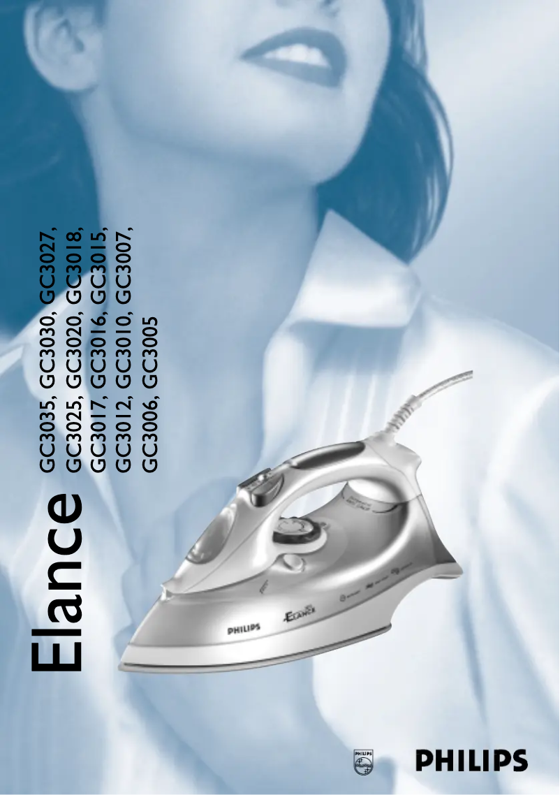 Page n°1 - Manuel utilisateur Philips Elance GC3017
