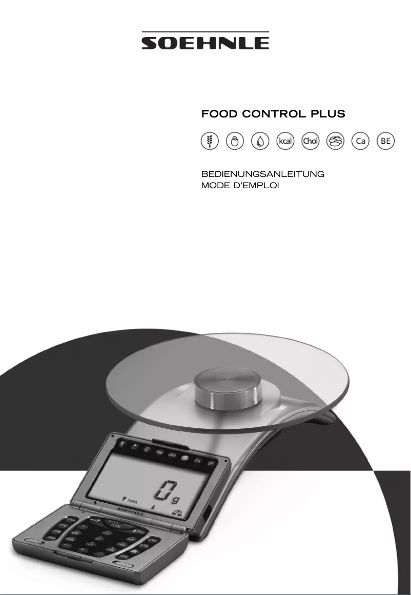 Página 1 del manual Manual de usuario Soehnle Food Control Plus